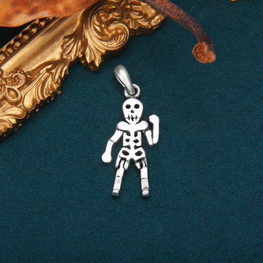 Impressionism Skull Skeleton Pendant