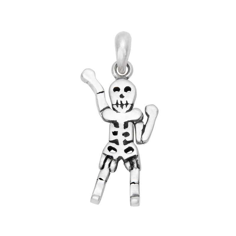 Impressionism Skull Skeleton Pendant