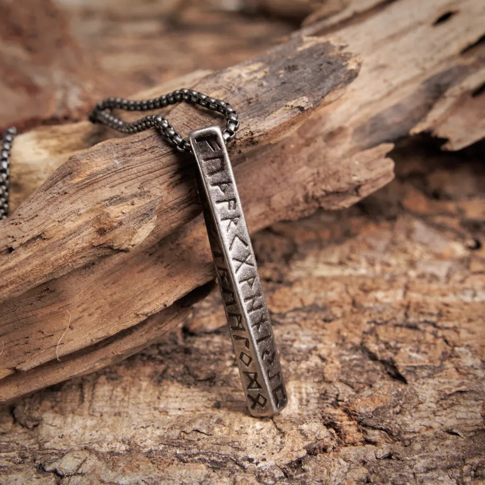 Runes Cube Necklace