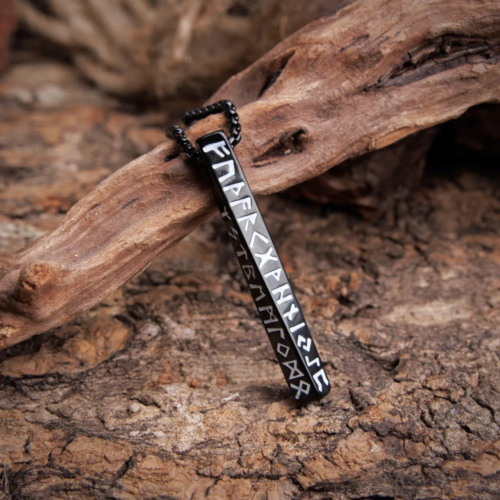 Runes Cube Necklace