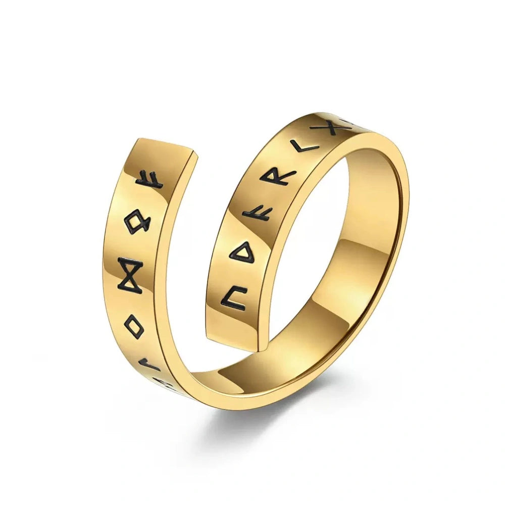 Nordic Amulet Runes Ring