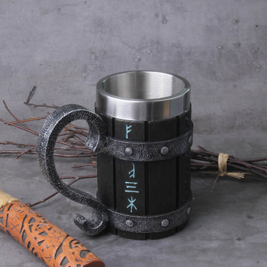 Viking Runes Beer Mug