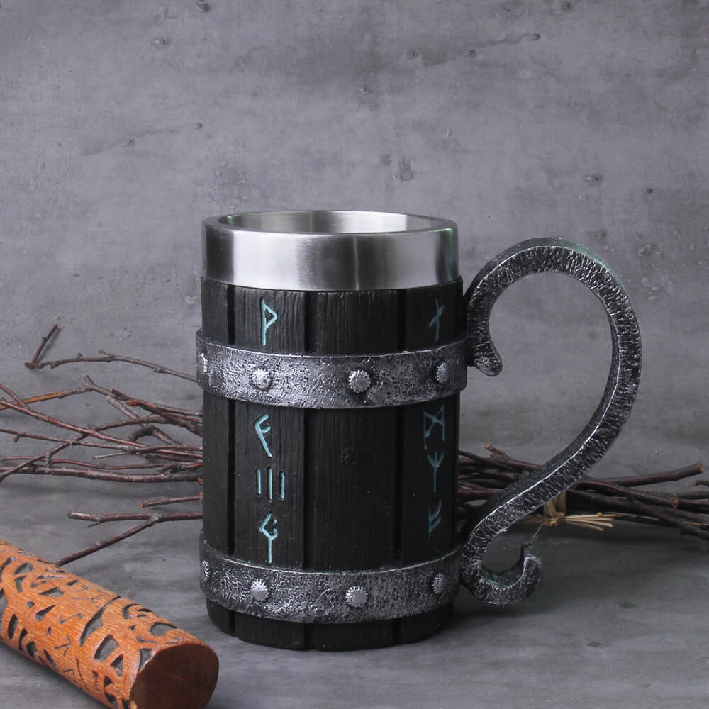 Viking Runes Beer Mug