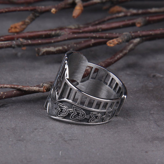 Warrior Helmet Ring