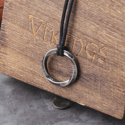 Runes Mobius Strip Pendant