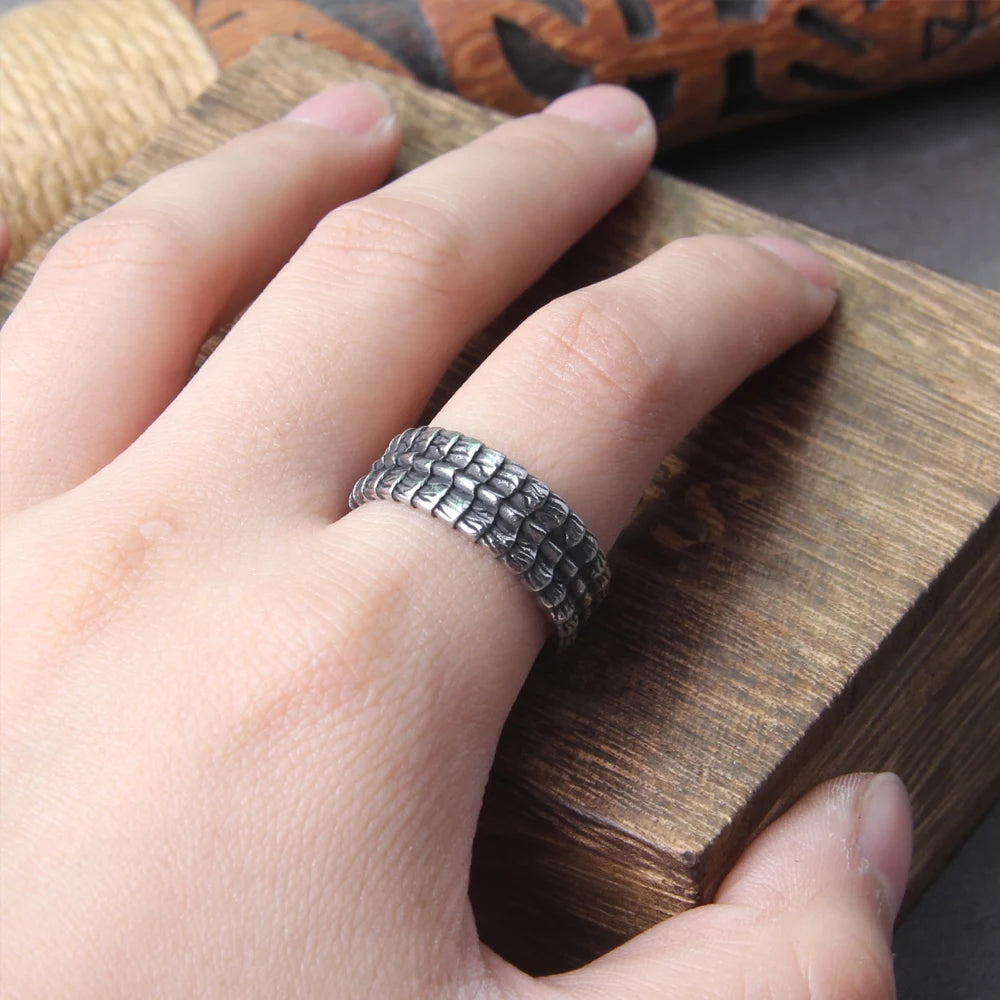 Ouroboros Snake Ring