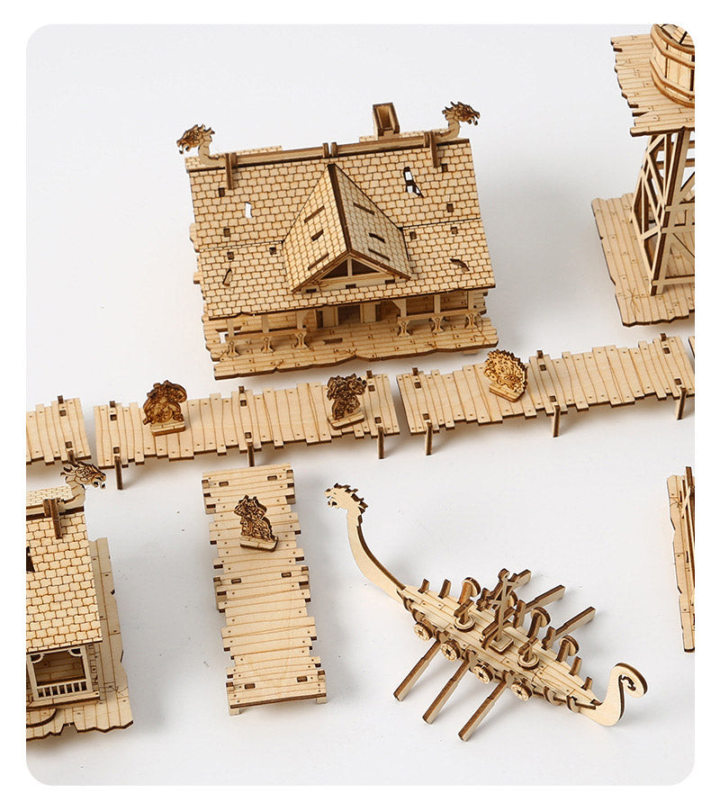 Viking Fishery (3D wooden puzzle)