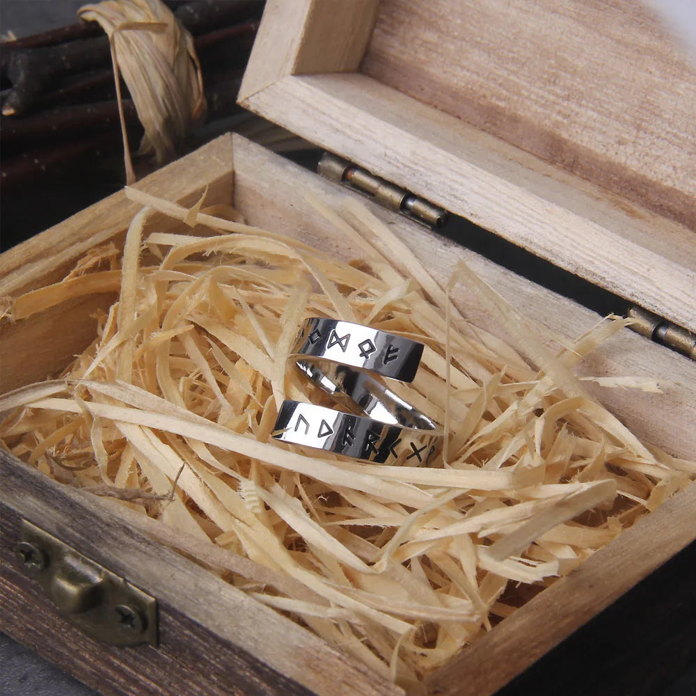 Nordic Amulet Runes Ring