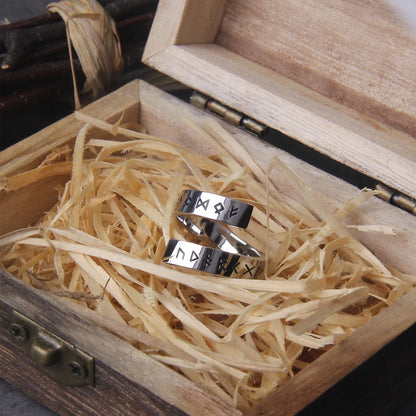 Nordic Amulet Runes Ring