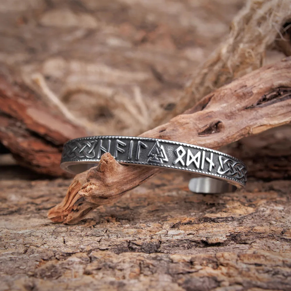 Nordic Runes Mjolnir Hammer Bracelet