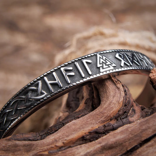 Nordic Runes Mjolnir Hammer Bracelet