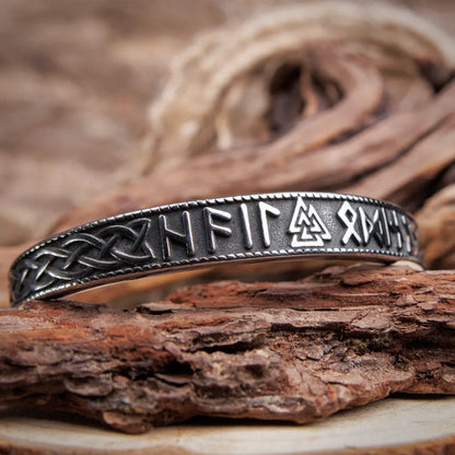 Nordic Runes Mjolnir Hammer Bracelet
