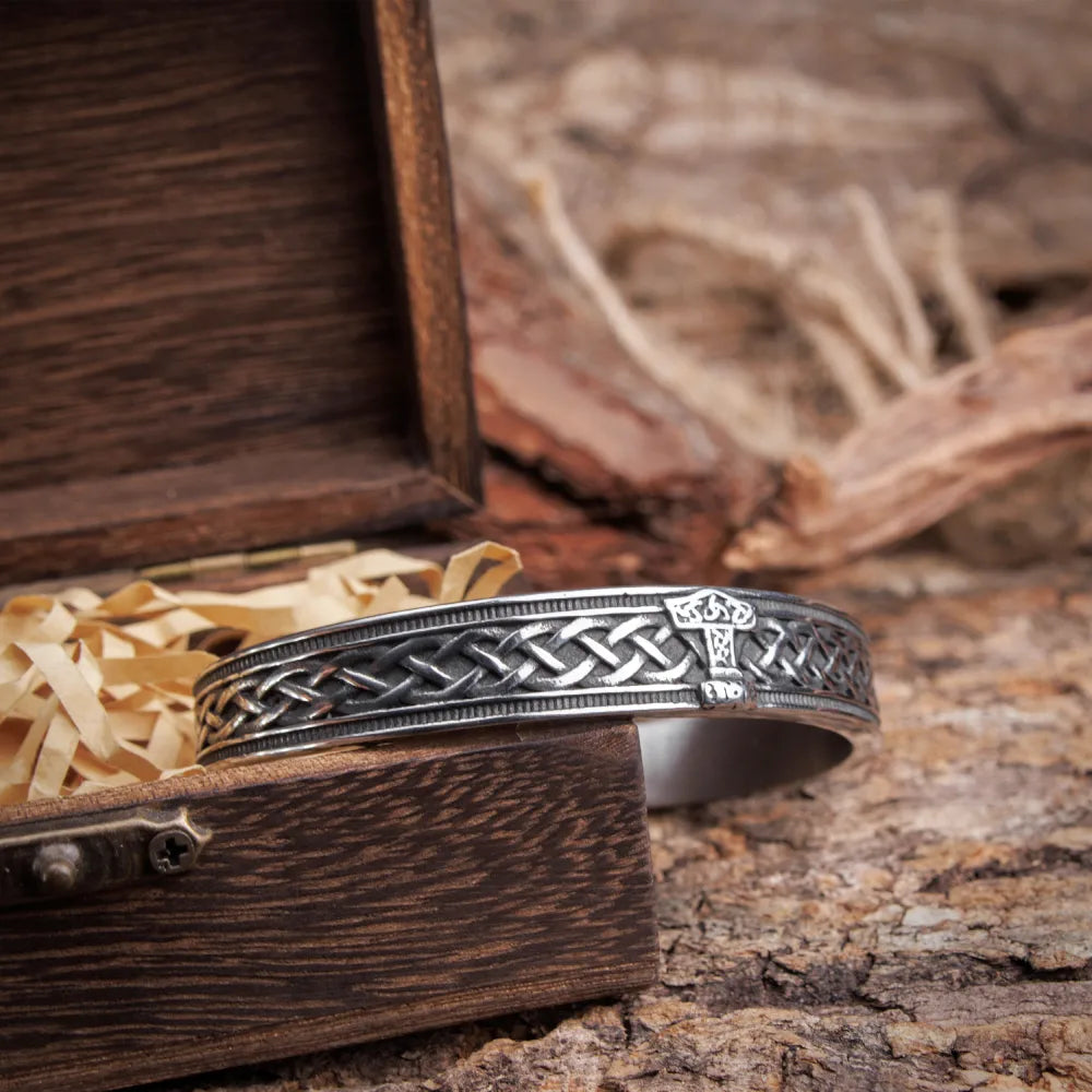 Nordic Runes Mjolnir Hammer Bracelet