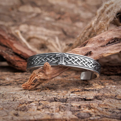 Nordic Runes Mjolnir Hammer Bracelet