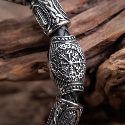 Viking Runes Beads Bracelet
