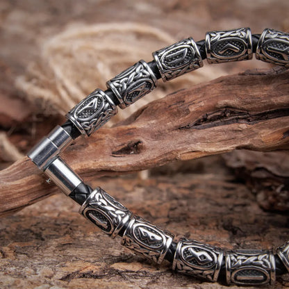 Viking Runes Beads Bracelet