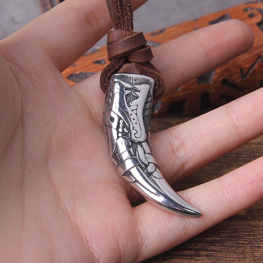 Wolf hot sale fang pendant