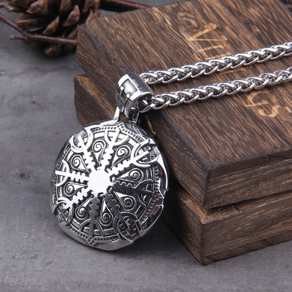 Helm of Awe Shields Necklace