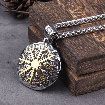 Helm of Awe Shields Necklace