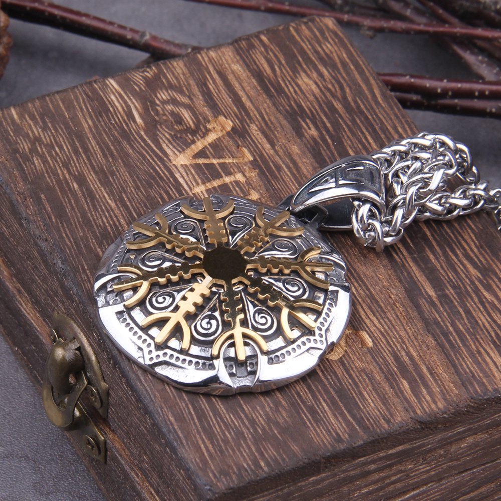 Helm of Awe Shields Necklace