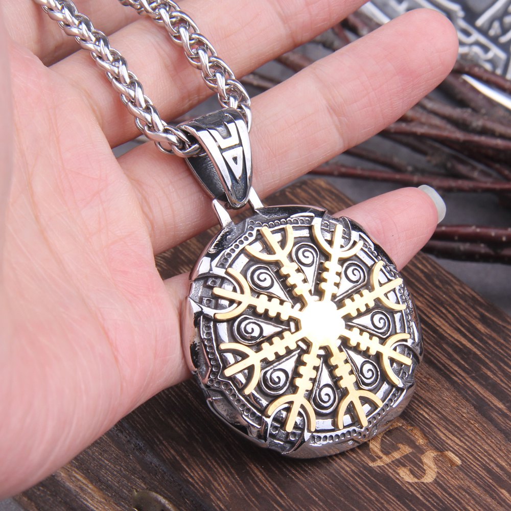 Helm of Awe Shields Necklace