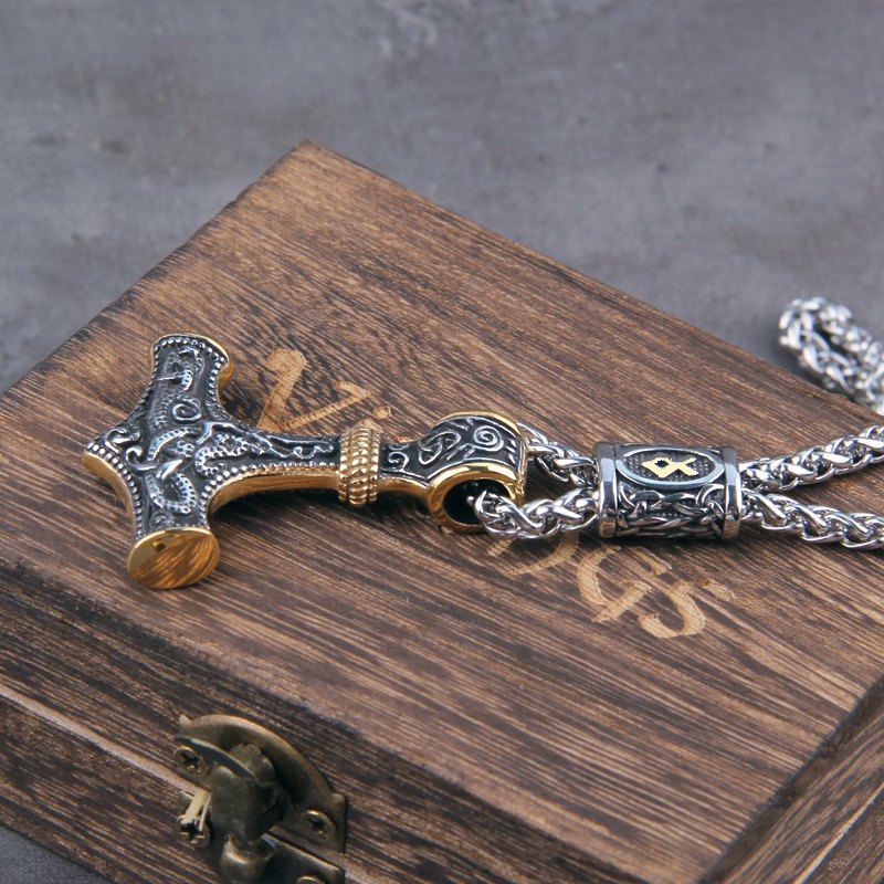 Mjolnir Thor's Hammer Necklace