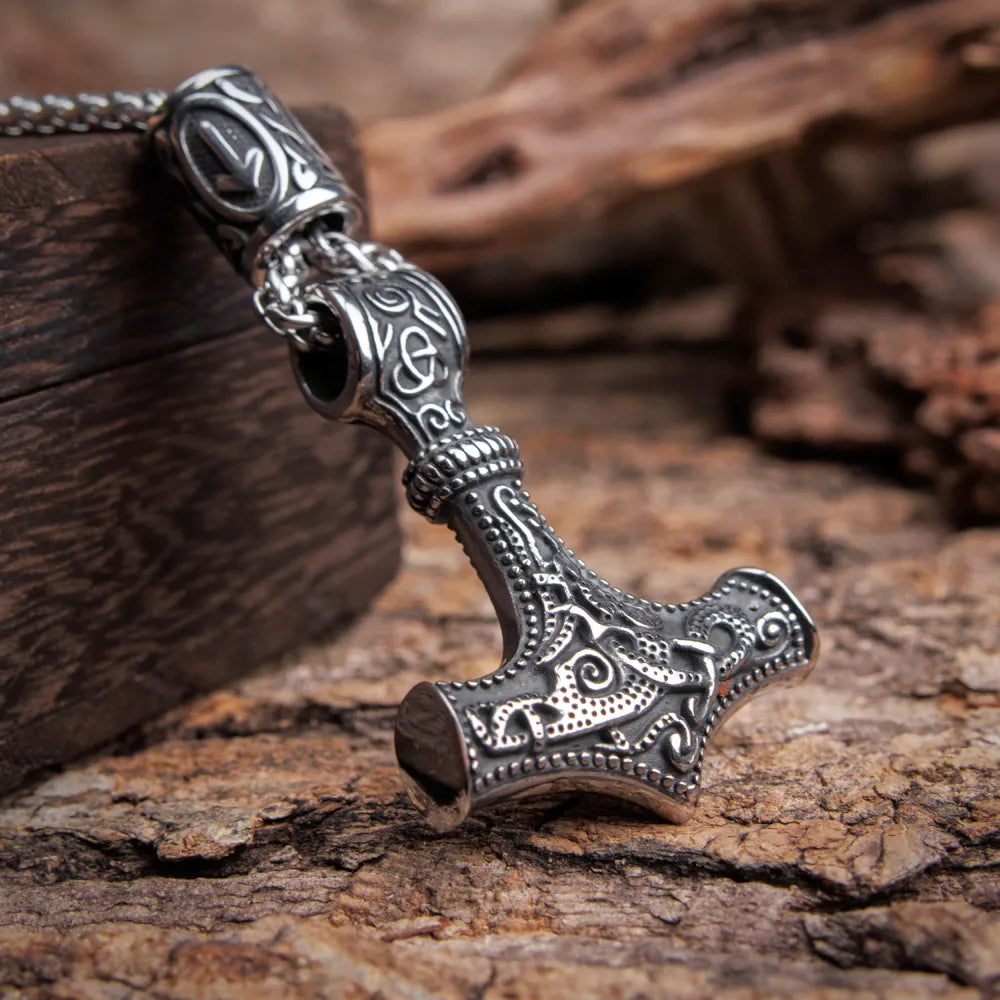 Mjolnir Thor's Hammer Necklace