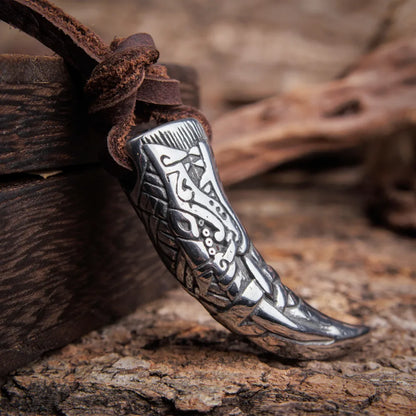 Fenrir Wolf Fang Teeth Necklace