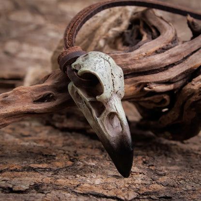 Raven Skull Necklace