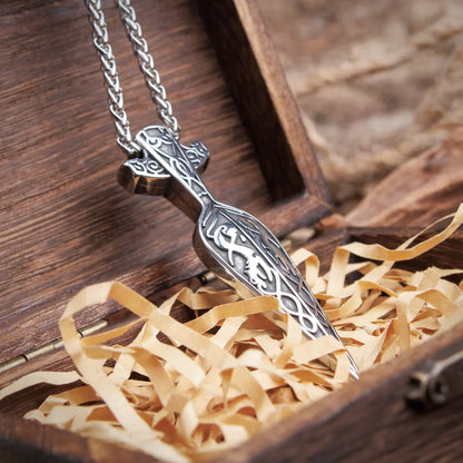 Viking Sword Spear Necklace