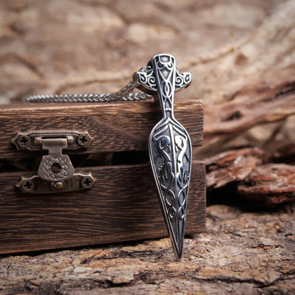 Viking Sword Spear Necklace