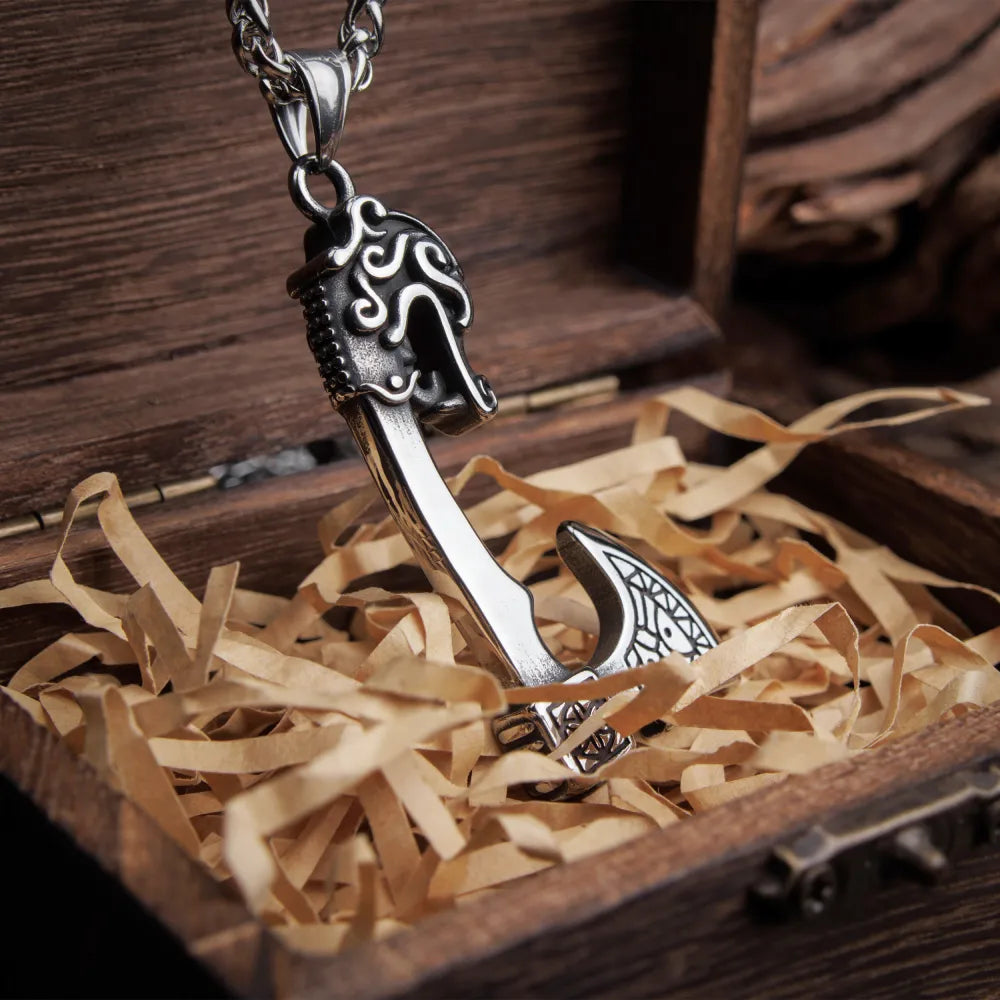 Viking Axe Necklace