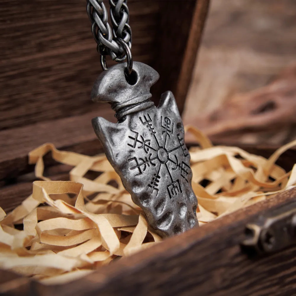 Viking Vegvisir Wayfinder Necklace