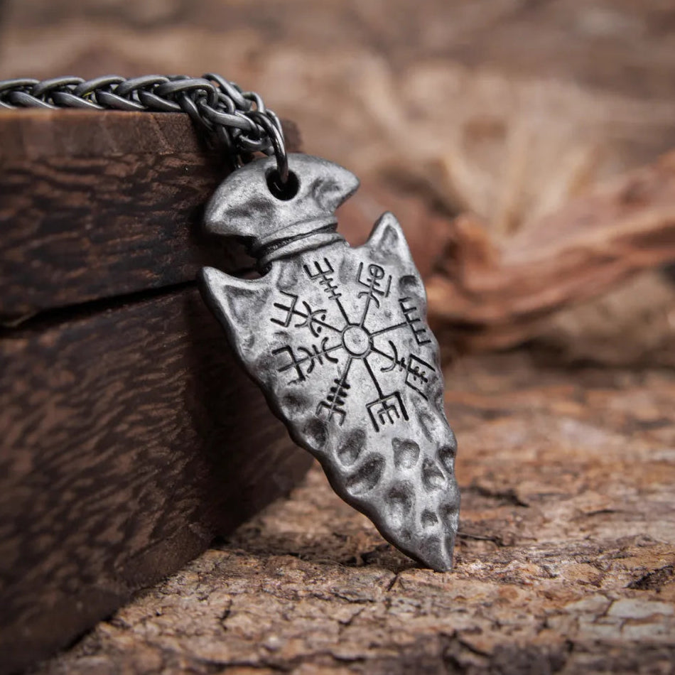 Viking Vegvisir Wayfinder Necklace
