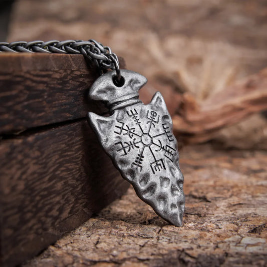 Viking Vegvisir Wayfinder Necklace