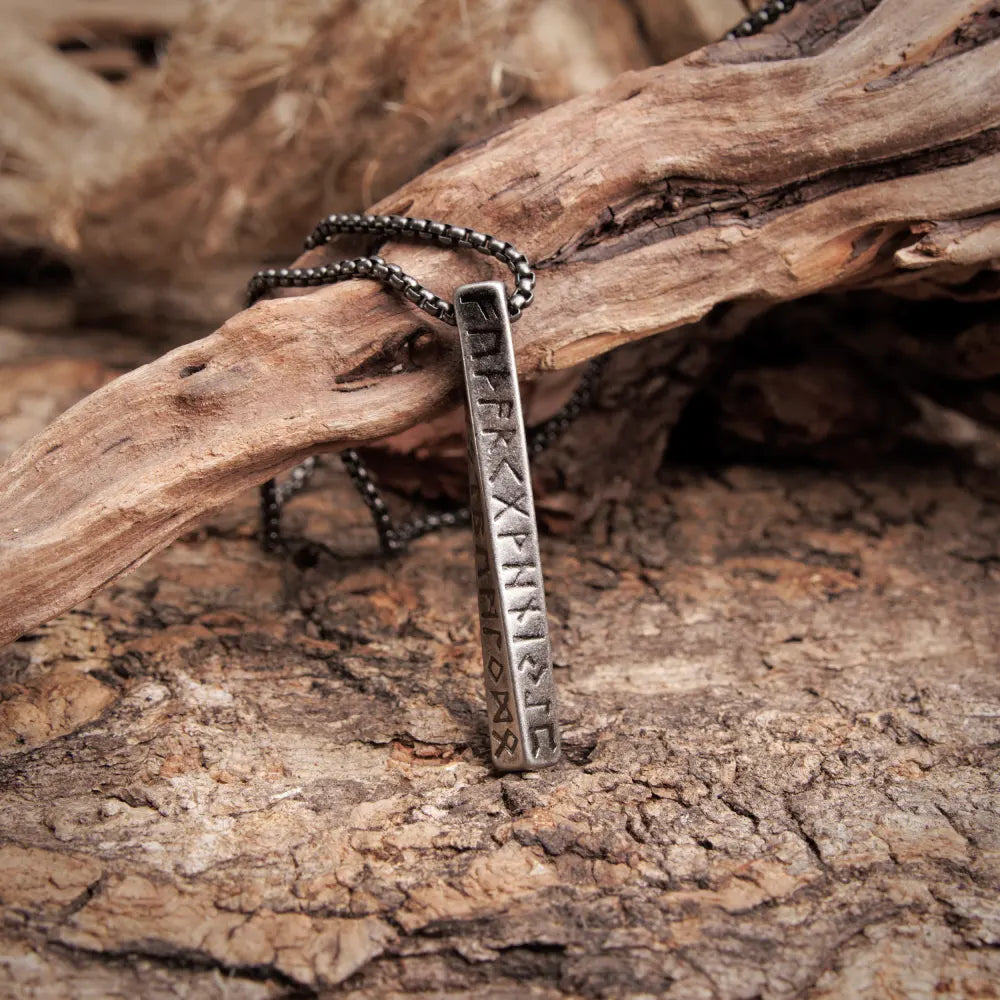 Runes Cube Necklace