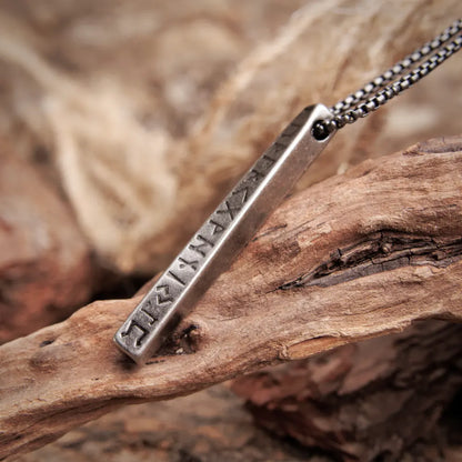 Runes Cube Necklace
