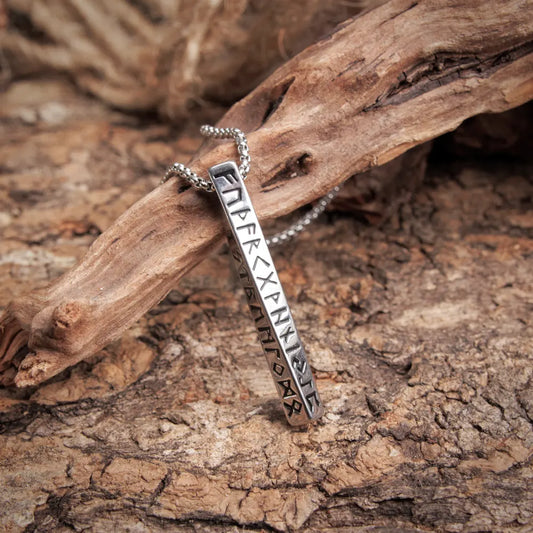 Runes Cube Necklace