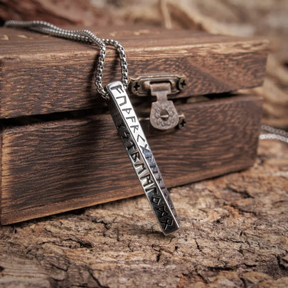Runes Cube Necklace