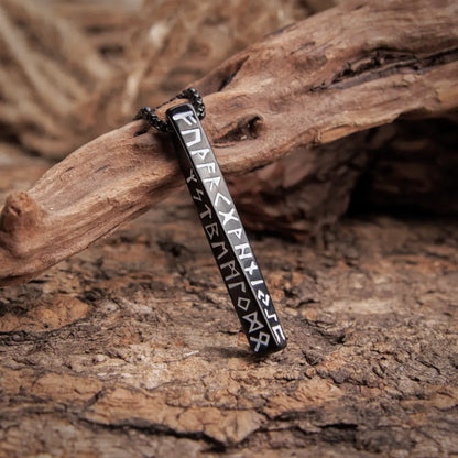 Runes Cube Necklace