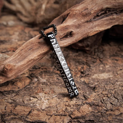 Runes Cube Necklace