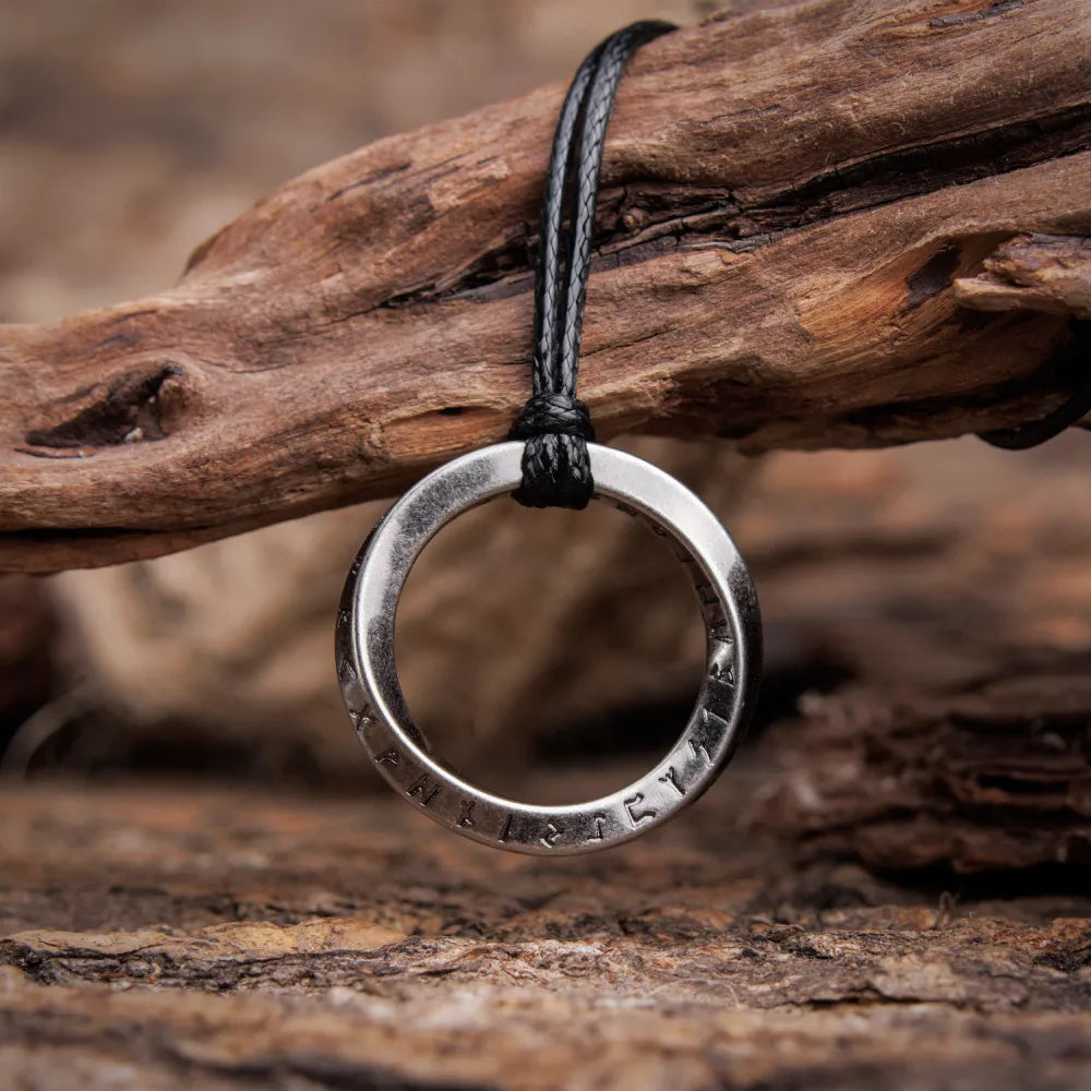 Runes Mobius Strip Pendant