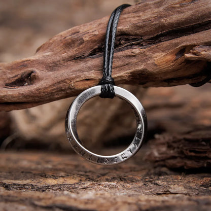 Runes Mobius Strip Pendant