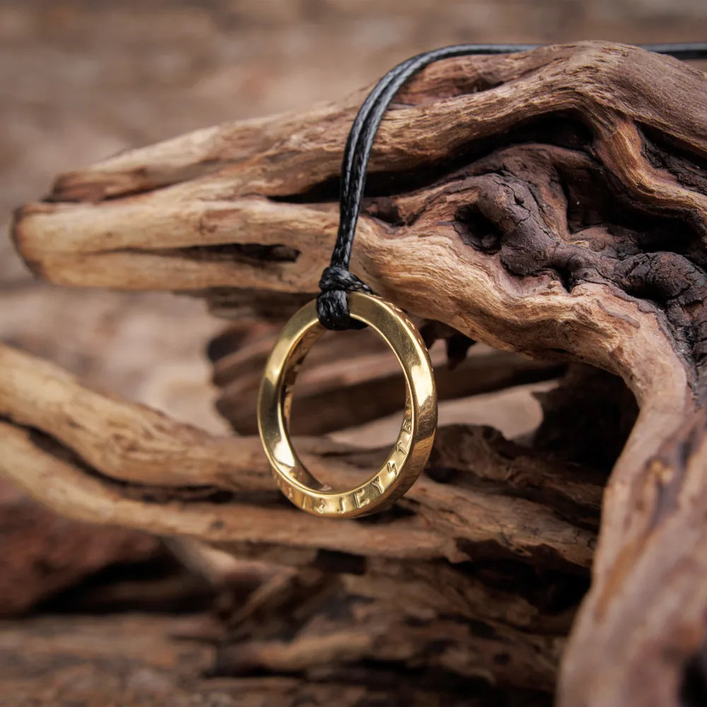 Runes Mobius Strip Pendant