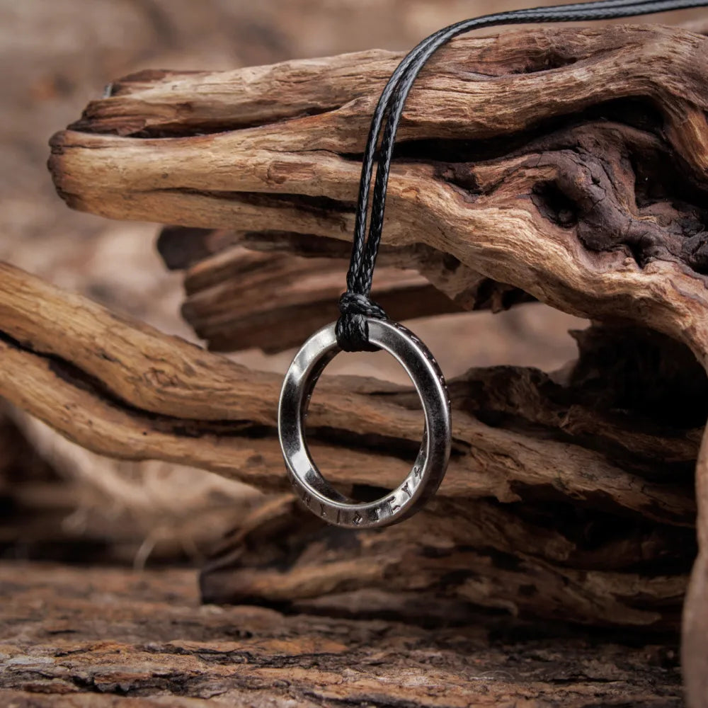 Runes Mobius Strip Pendant