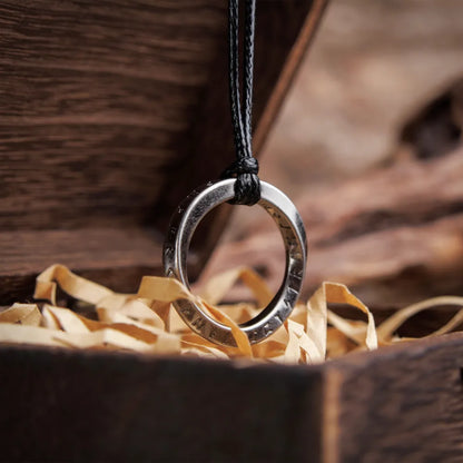 Runes Mobius Strip Pendant