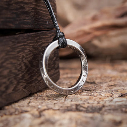 Runes Mobius Strip Pendant