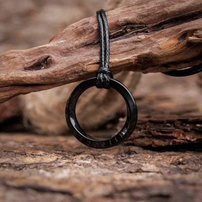 Runes Mobius Strip Pendant