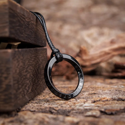Runes Mobius Strip Pendant