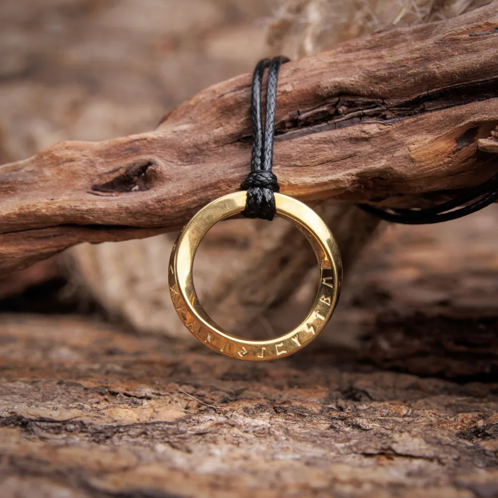 Runes Mobius Strip Pendant